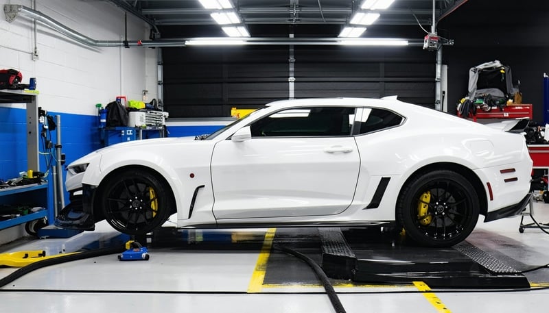 Professional auto detailing in progress at Max Auto Detailing Professional auto detailing in progress at Max Auto Detailing